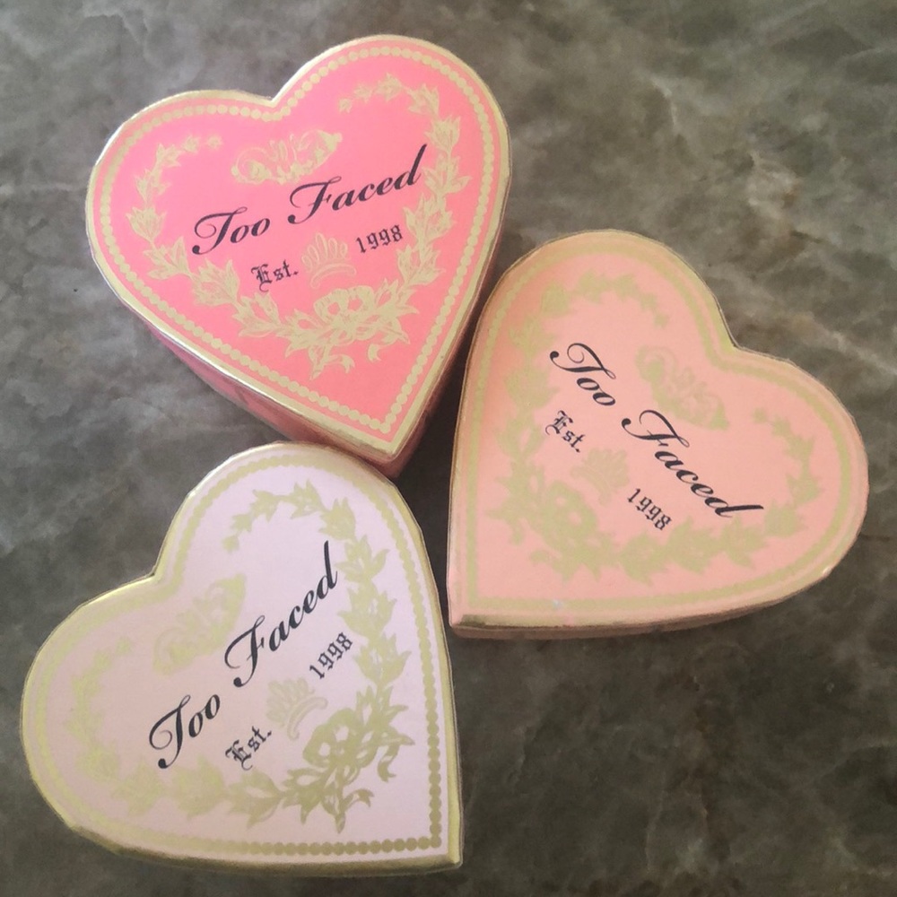 Too Faced Sweethearts Perfect Flush Blush Lot